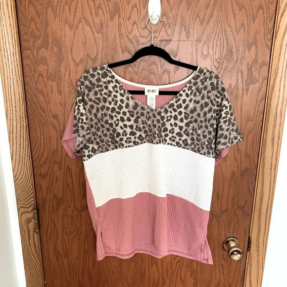 BiBi Tops - BiBi Colorblock Blouse